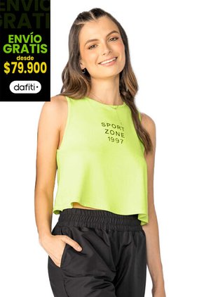 Camisilla Mujer Verde Rutta 100616