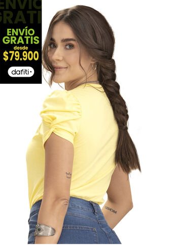 Camiseta Amarillo Pastel Rutta 79579 Rutta