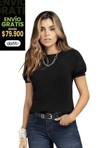 Camiseta Mujer Negro Rutta 78606 Rutta