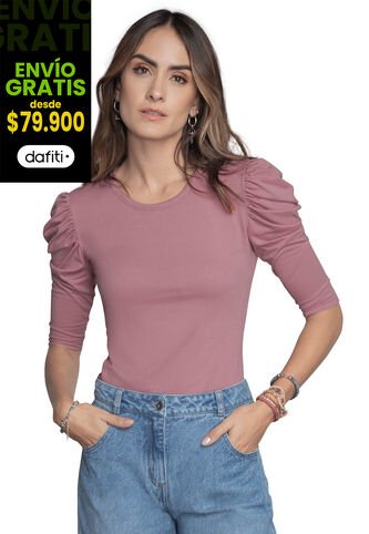 Camiseta Mujer Palo De Rosa Rutta 77581 Rutta