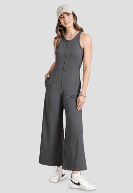 Enterizo Largo Mujer Negro Rutta 105904