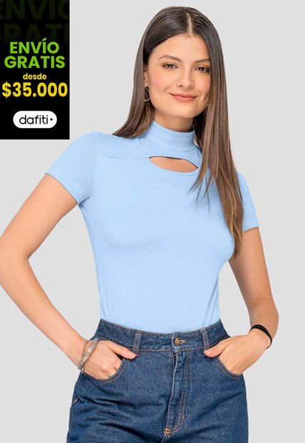 Camiseta Mujer Azul Rutta 101457