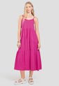 Vestido Largo Mujer Fucsia Rutta 102903 de Rutta