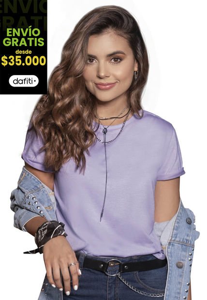 Camiseta Mujer Lila Rutta 77403
