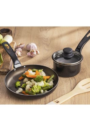 Sarten + Perol Negro Rutta 32533