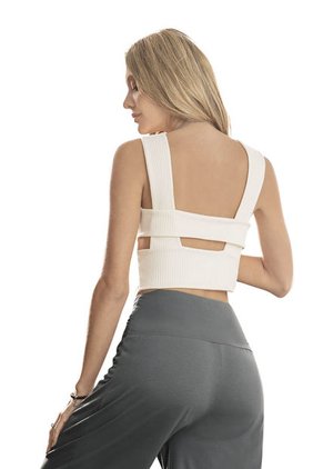 Crop Top Mujer Marfil Rutta 89270