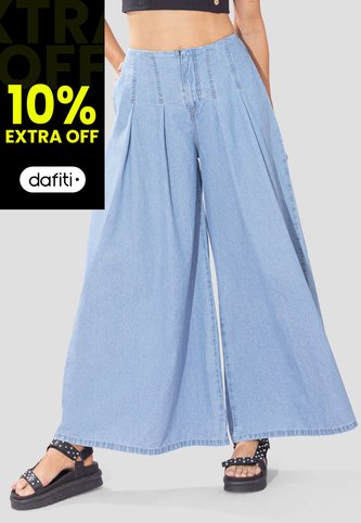 Pantalón Mujer Azul Claro Rutta 107749 Rutta