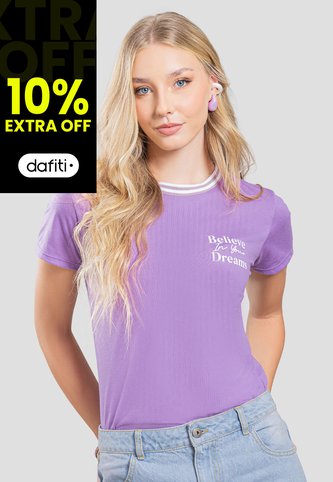 Camiseta Mujer Morado Rutta 107378 Rutta