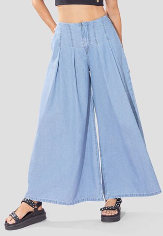 Pantalón Mujer Azul Claro Rutta 107749 Rutta