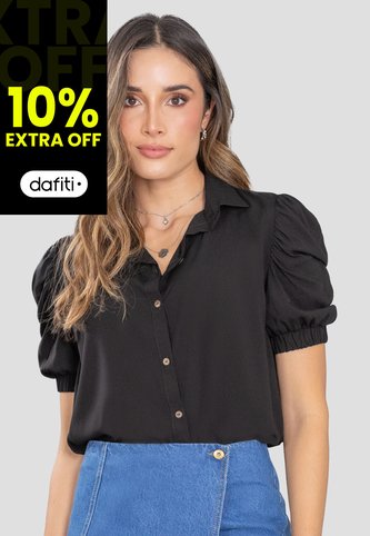 Camisa Mujer Negro Rutta 78612 Rutta