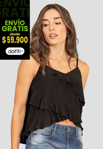 Blusa Mujer Negro Rutta 110123 Rutta