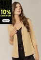 Cardigan Mujer Beige Rutta 104779 de Rutta
