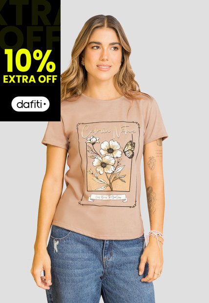 Camiseta Mujer Mocca Rutta 104028
