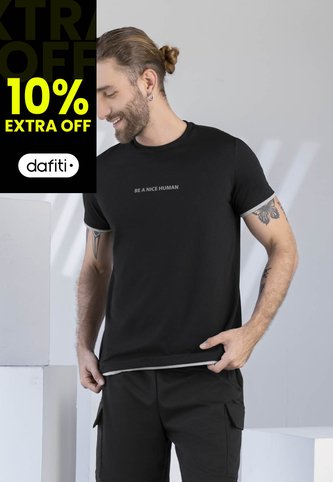 Camiseta Hombre Negro Rutta 1901 Rutta