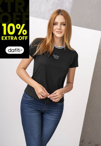 Camiseta Mujer Negro Rutta 1130 Rutta