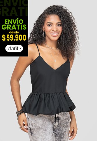 Blusa Mujer Negro Rutta 105155 Rutta