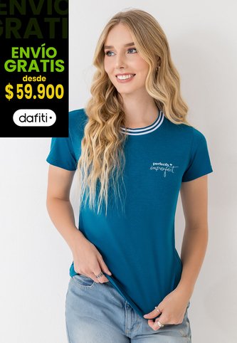 Camiseta Mujer Azul Rutta 103609 Rutta