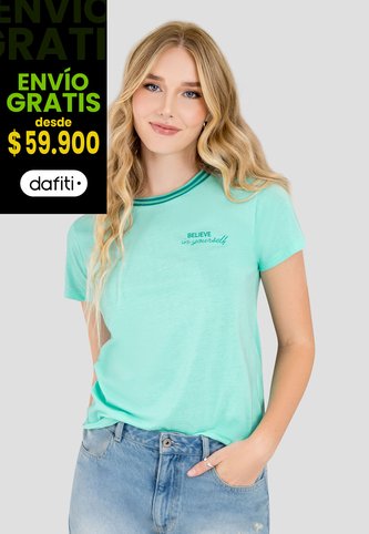 Camiseta Mujer Verde Rutta 103608 Rutta