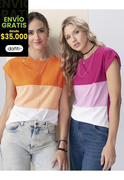 Camiseta Multicolor Rutta 6382