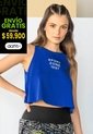 Camisilla Mujer Azul Rutta 100616 de Rutta