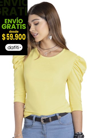 Camiseta Mujer Amarillo Rutta 77581 Rutta