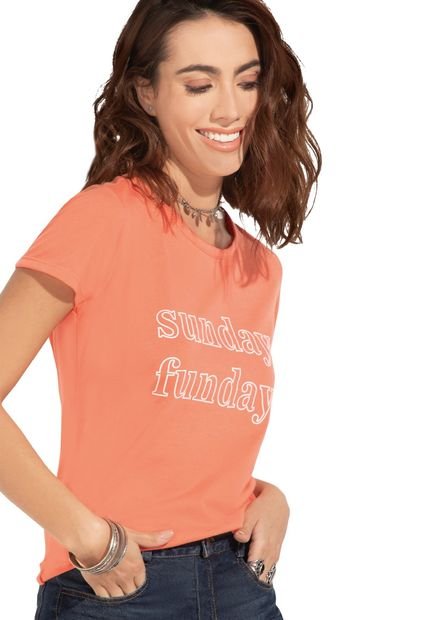 Camiseta Para Mujer Mandarina Rutta