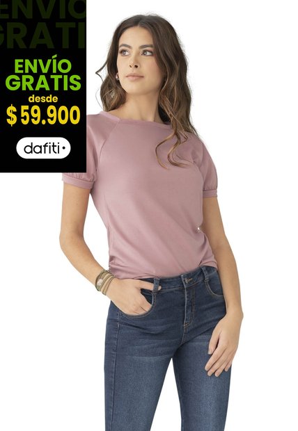Camiseta Mujer Palo De Rosa Rutta 78606