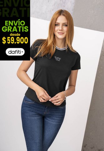 Camiseta Mujer Negro Rutta 1130 Rutta