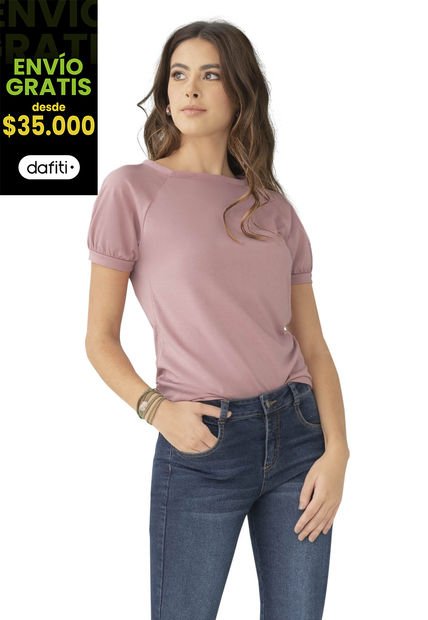 Camiseta Mujer Palo De Rosa Rutta 78606