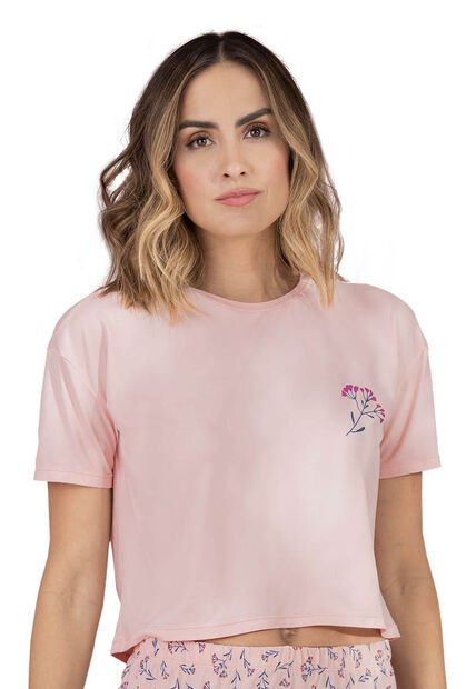 Camiseta Mujer Palo De Rosa Rutta 89353