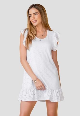 Vestido Corto Mujer Blanco Rutta 101039 Rutta