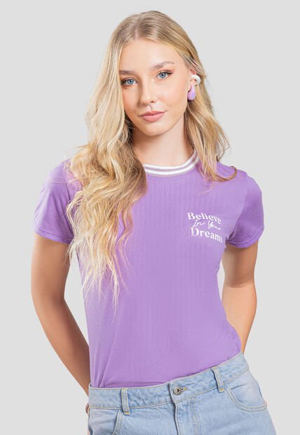 Camiseta Mujer Morado Rutta 107378