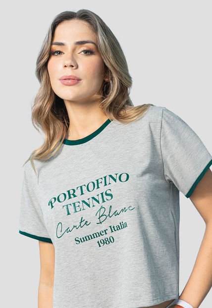 Camiseta Mujer Gris Jaspe Rutta 107359