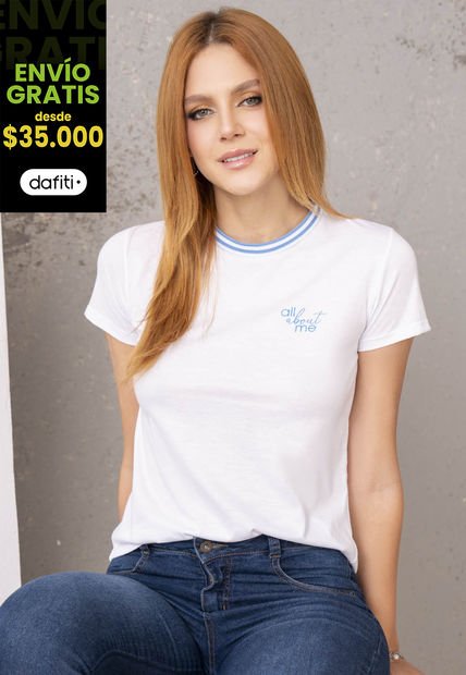Camiseta Mujer Blanco Rutta 1132