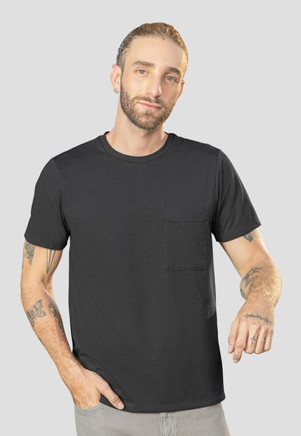 Camiseta Hombre Negro Rutta 89469