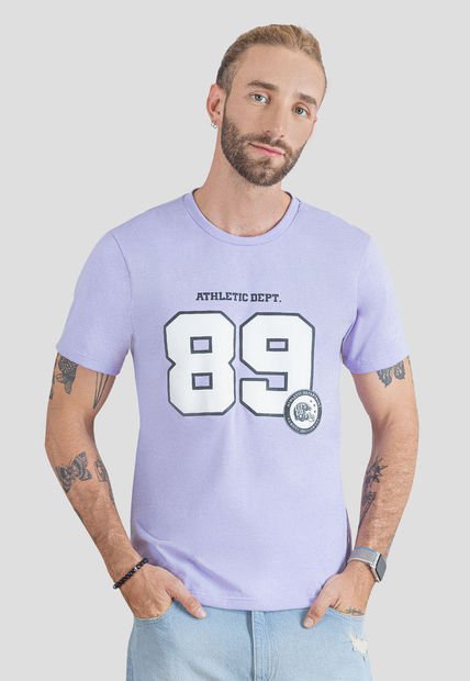 Camiseta Hombre Lila Rutta 105458