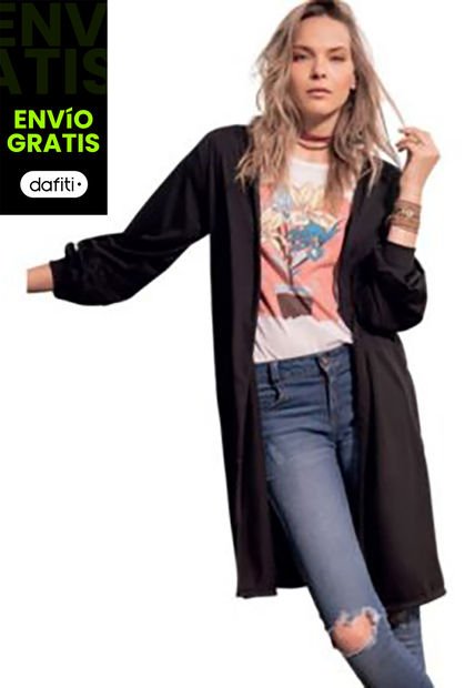 Kimono Para Mujer Rutta -Negro