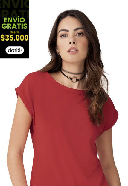 Camiseta Mujer Rojo Rutta 86949