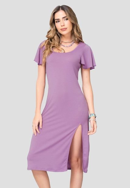 Vestido Largo Mujer Morado Rutta 101447