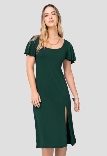 Vestido Largo Mujer Verde Rutta 101447