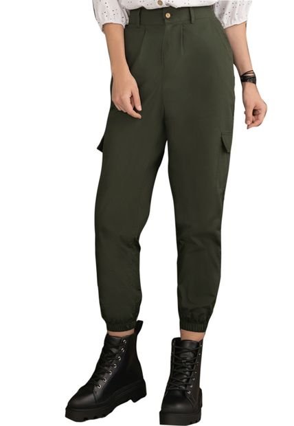 Pantalón Para Mujer Verde Militar Rutta