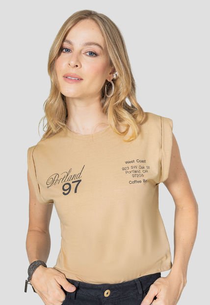 Camiseta Mujer Caramelo Rutta 106116