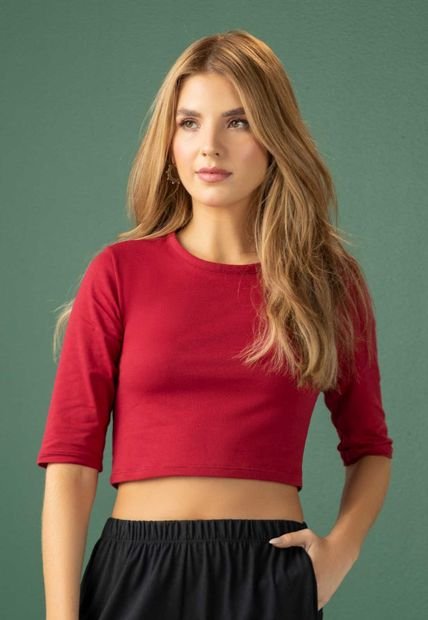 Crop Top Mujer Rojo Rutta 79109