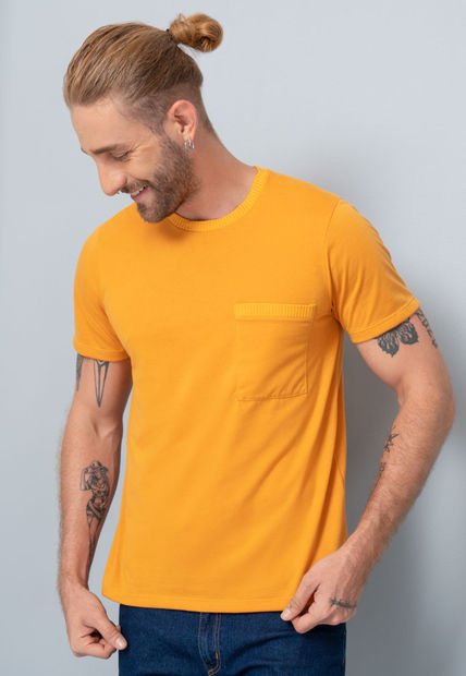 Camiseta Hombre Naranja Rutta 89469