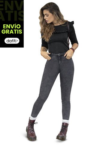 Jean Mujer Negro Rutta 78418 Rutta