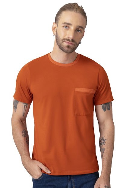 Camiseta Hombre Naranja Rutta 89469