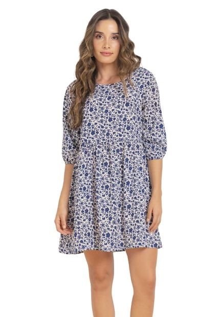Vestido Largo Mujer Azul Rutta 100200