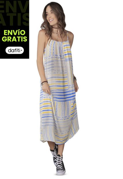 Vestido Largo Estampado Rutta 9756