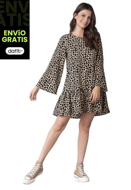 Vestido Corto Estampado Rutta 5634