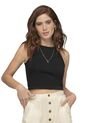 Crop Top Mujer Negro Rutta 78053 de Rutta